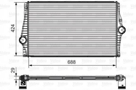 Інтеркулер VOLVO XC90 2.4D 02- VALEO 818280