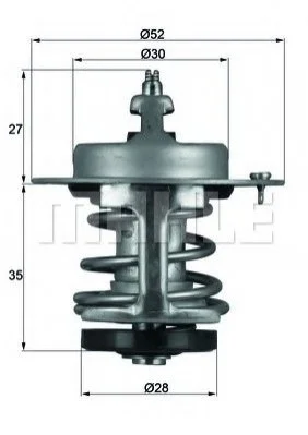 Термостат системи охолодження MAHLE / KNECHT TX6979 (фото 1)
