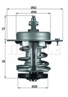 Термостат MAHLE / KNECHT TX6979