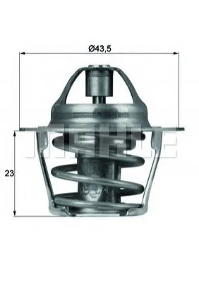 Термостат системи охолодження MAHLE / KNECHT TX6183 (фото 1)