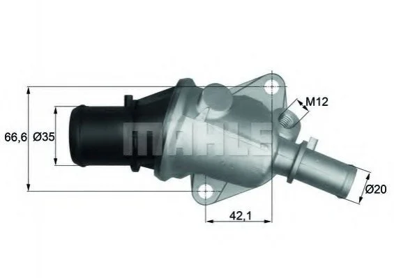 Термостат MAHLE / KNECHT TI10588 (фото 1)