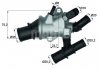 Термостат системи охолодження MAHLE / KNECHT TI16288 (фото 1)