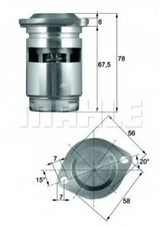Термостат MAHLE / KNECHT TO183