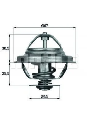 Термостат MAHLE / KNECHT TX2771D (фото 1)