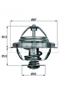 Термостат системи охолодження MAHLE / KNECHT TX2771D (фото 1)