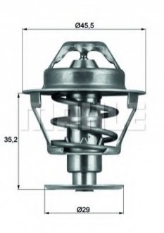 Термостат системи охолодження MAHLE / KNECHT TX8189D