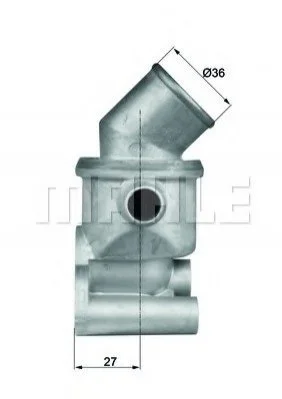 Термостат MAHLE / KNECHT TI7287D (фото 1)