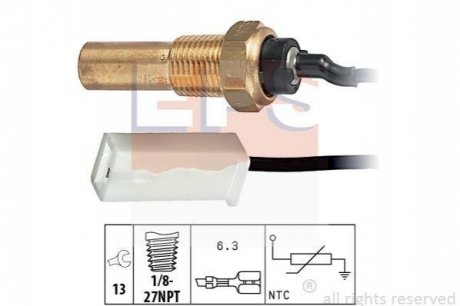 Датчик темпер. охолодж.рідини EPS 1830250