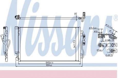 Skraplacz BMW 3 F30-31 11-.. NISSENS 940357