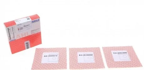 Кільця поршневі MAHLE / KNECHT 03490N2
