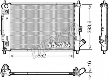 CH£ODNICA SILNIKA HYUNDAI KIA DENSO DRM41016