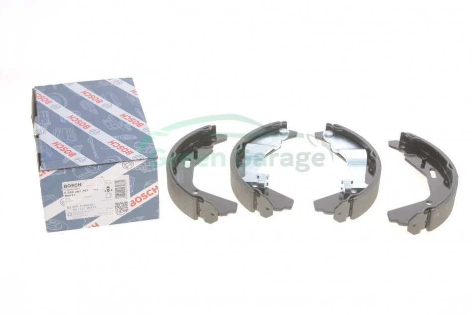 Гальмівні колодки, барабанні BOSCH 0986487707 (фото 1)