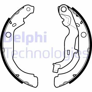 Гальмівні колодки, барабанні DELPHI LS2127