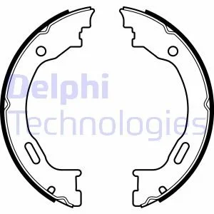 Барабанные тормозные колодки DELPHI LS2077