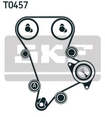 Комплект (ремінь+ролики) SKF VKMA945092 (фото 1)