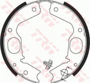 Гальмівні колодки, барабанні TRW GS8695