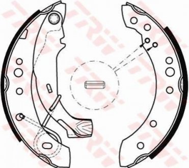 Гальмівні колодки, барабанні TRW GS8467
