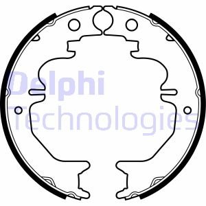 Гальмівні колодки, барабанні DELPHI LS2053 (фото 1)