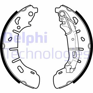 Гальмівні колодки, барабанні DELPHI LS2050 (фото 1)