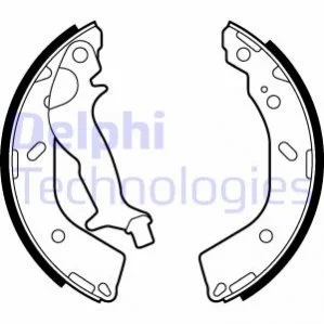 Гальмівні колодки, барабанні DELPHI LS2027 (фото 1)