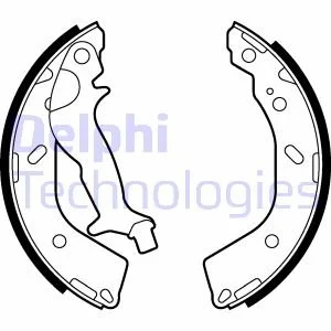 Гальмівні колодки, барабанні DELPHI LS2027