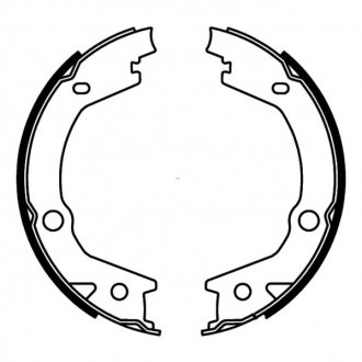 Гальмівні колодки, барабанні ABE C00527ABE (фото 1)