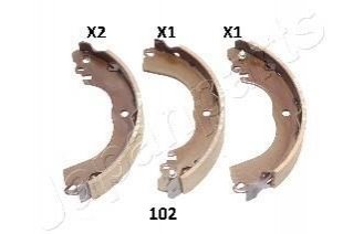 Колодки гальмівні, барабанні JAPANPARTS GF102AF