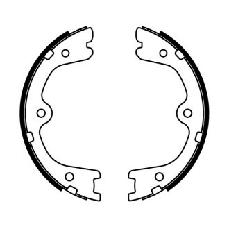 Гальмівні колодки, барабанні ABE C01064ABE