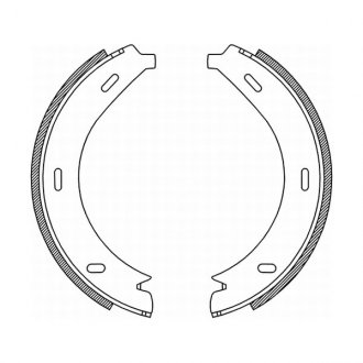 Гальмівні колодки, барабанні ABE CRM005ABE