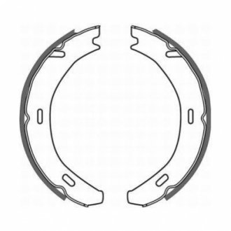 Гальмівні колодки, барабанні ABE CRM002ABE