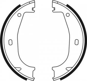 Гальмівні колодки, барабанні ABE CRB001ABE