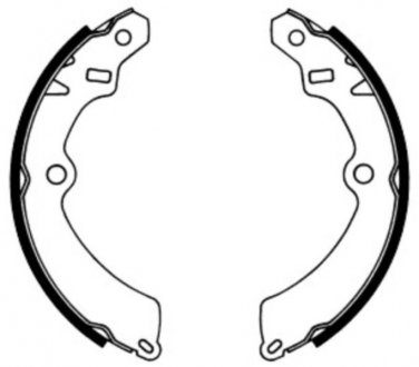 Гальмівні колодки, барабанні ABE C08012ABE