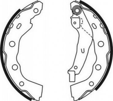 Гальмівні колодки, барабанні ABE C05059ABE