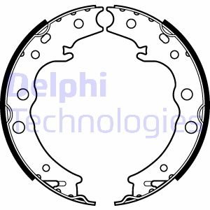 Гальмівні колодки, барабанні DELPHI LS2125
