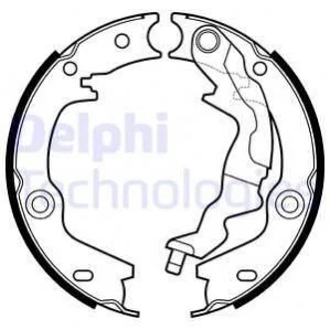 Гальмівні колодки, барабанні DELPHI LS2161 (фото 1)
