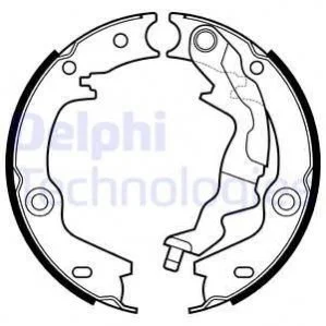 Гальмівні колодки, барабанні DELPHI LS2161