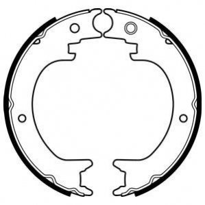 Барабанные тормозные колодки DELPHI LS2082