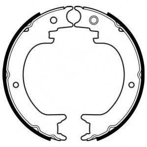 Барабанные тормозные колодки DELPHI LS2082