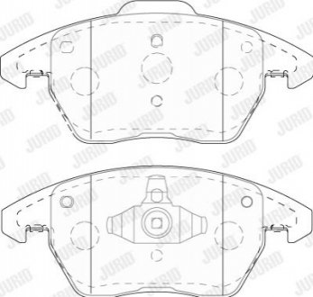 KLOCKI HAM./PRZ/ AUDI A1 10- JURID 573852J (фото 1)