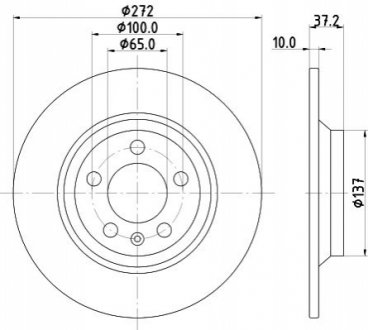 Tarcza ham. malow. tyі AU VW HELLA 8DD355132701