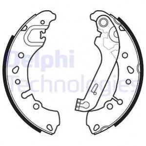 Гальмівні колодки, барабанні DELPHI LS2151