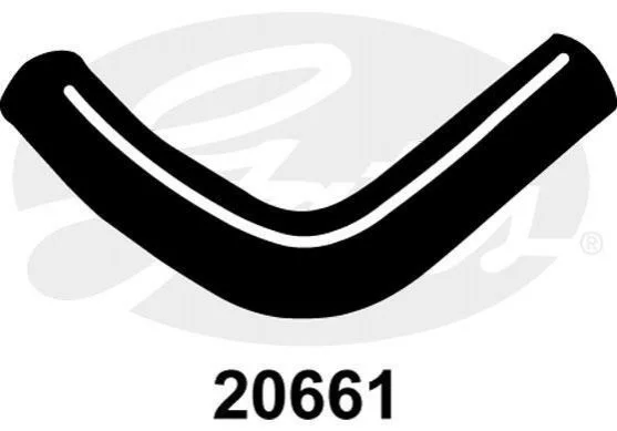 Патрубок системи охолодження GATES 20661 (фото 1)