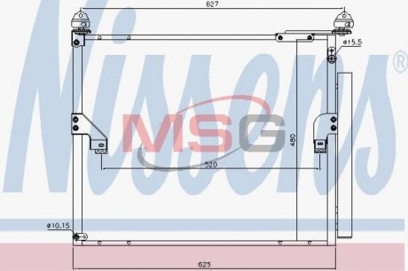 Skraplacz LANDCRUISER 09 4,0 NISSENS 940508