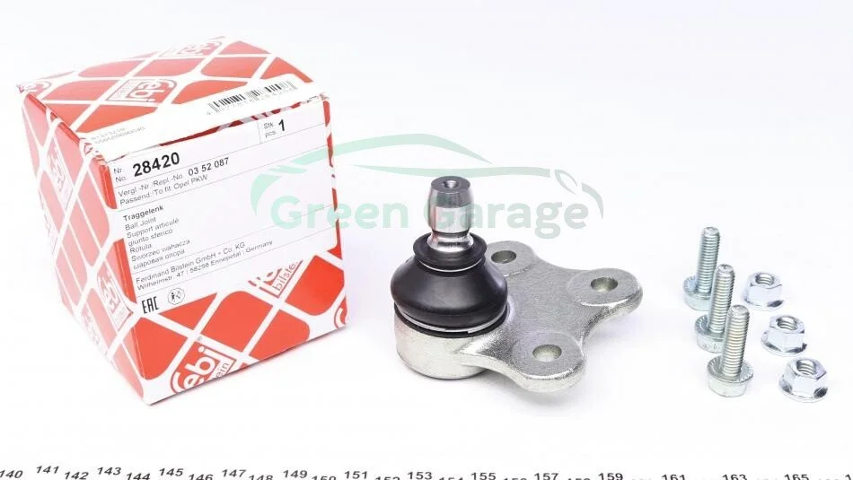 Опора шаровая OPEL (пр-во Febi) FEBI BILSTEIN 28420 (фото 1)