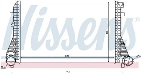 ІнтеркулерPASSAT 10- 2,0TSI NISSENS 96542