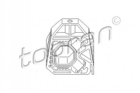 Монтажний елемент радіатора TOPRAN / HANS PRIES 112410