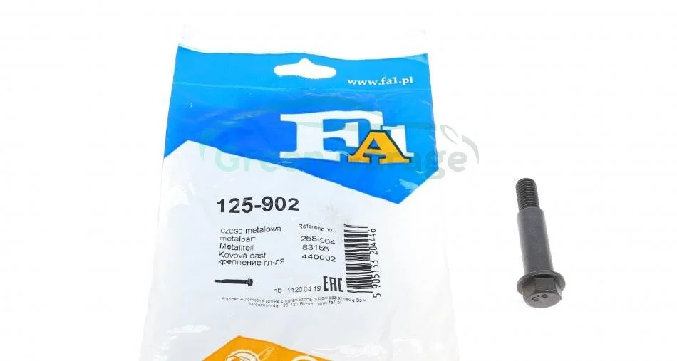 Кріплення вихлопної системи Fischer Automotive One (FA1) 125902 (фото 1)