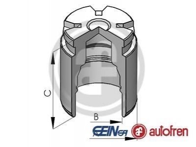 Поршень гальмівного супорта AUTOFREN D025642