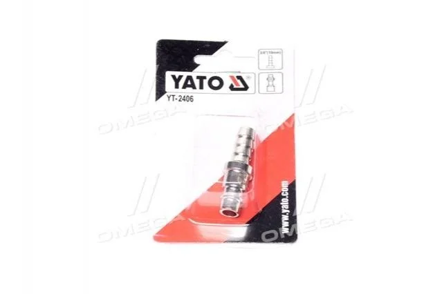 Быстросьемный переходник к шлангу o = 10 мм YATO YT2406 (фото 1)