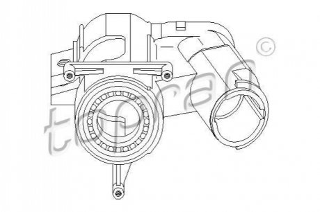 Замок валу кермового колеса TOPRAN / HANS PRIES 102413